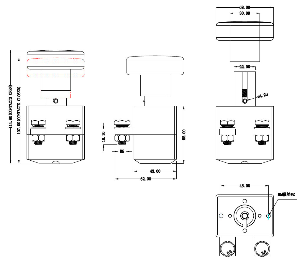 EXTERNAL DIMENSIONS